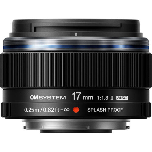 OM System M.Zuiko ED 17mm f/1.8 II Lens (Black) in UK