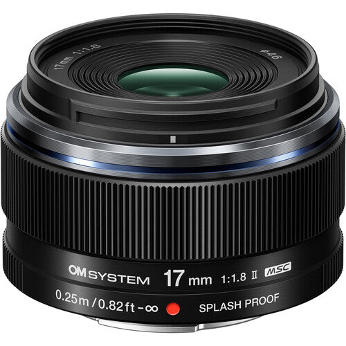 Buy OM System M.Zuiko ED 17mm f/1.8 II Lens (Black)