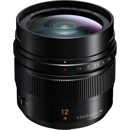 Buy Panasonic Leica DG Summilux 12 F1.4 ASPH Lens (Black)