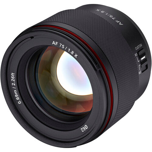 Best Price for Samyang AF 75mm F/1.8 Lens (Fuji X)