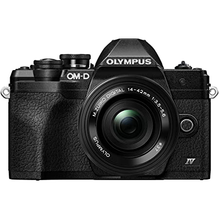 Olympus OM-D E-M10 Mark IV Body With 14-42mm EZ Lens (Black) UK