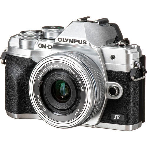 Best Olympus OM-D E-M10 Mark IV Body With 14-42mm EZ Lens (Silver)