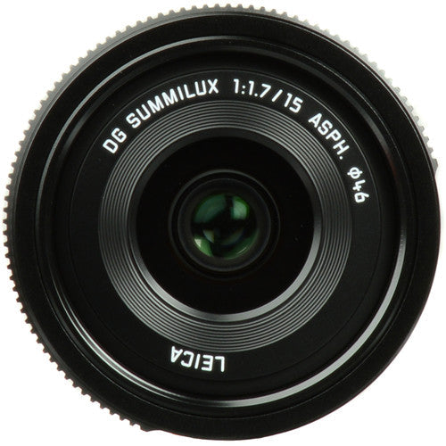 Panasonic LEICA DG SUMMILUX 15mm F1.7 ASPH Lens Black (HX015)