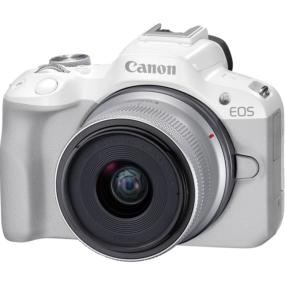 Canon EOS R50 Body with RF 18-45mm White price