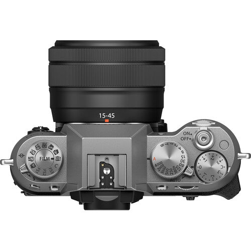 Fujifilm X-T50 Mirrorless Camera with XC 15-45mm F/3.5-5.6 Lens (Silver) UK