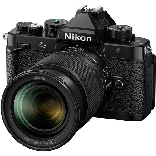 Nikon Z F Mirrorless Digital Camera Body (Black) with 24-70mm F4 S (Black)