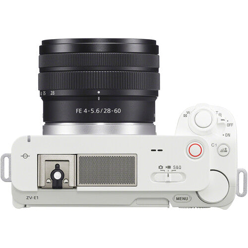 Sony ZV-E1 Body with 28-60mm Lens (ILCZV-E1L) (White)