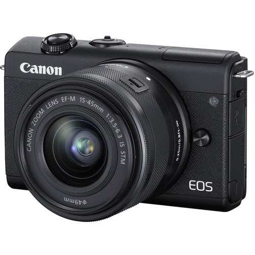 Canon EOS M200 Body with EF-M 15-45mm STM (Black)