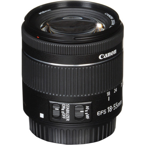 Canon EF-S 18-55mm f/4-5.6 IS STM Lens (Black)