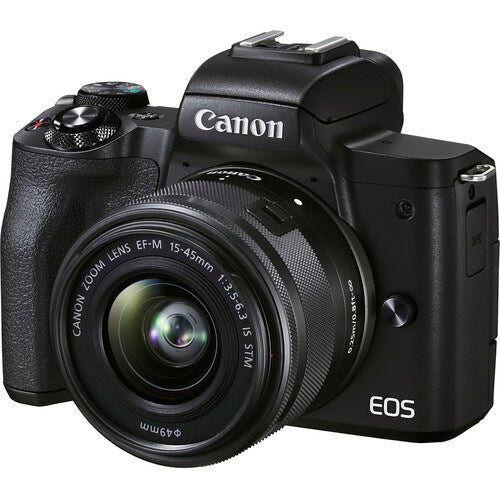 Canon EOS M50 Mark II Body with EF-M 15-45mm STM Black