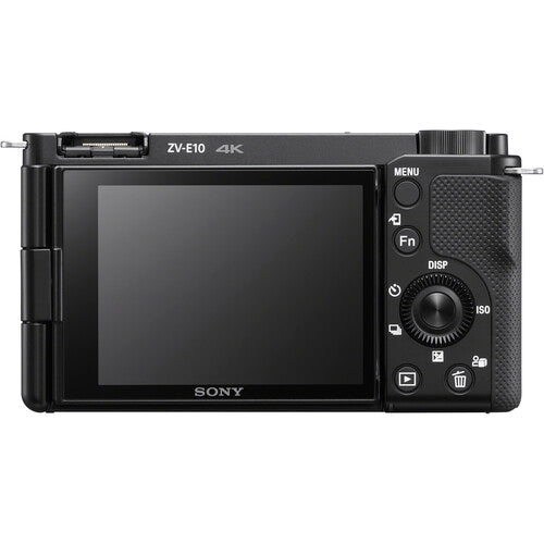 Sony ZV-E10 Mirrorless Camera With 16-50mm Lens Black (ILCZV-E10L)